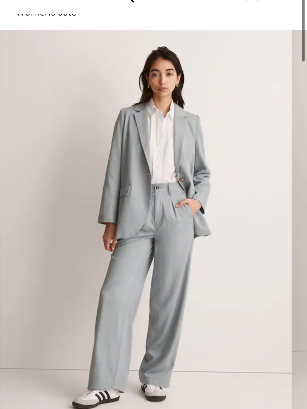 Madewell Neale Straight-Leg Pants in Drapeweave
